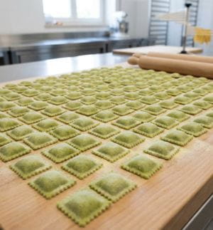 Raviolis ricotta  et épinards