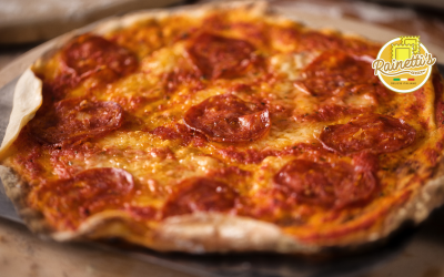 Recette : Pizza Rustique au Saucisson Piquant en Fer de Cheval