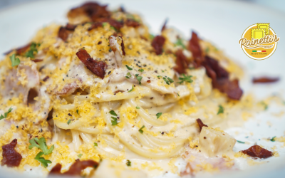 Recette : Spaghetti alla Carbonara avec Pancetta Artisanal Tranché